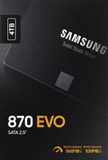 SSD Samsung 870 EVO 4TB SSD 4-bit MLC V-NAND SATA III 6Gb/s 2.5"(Envios a Latinoamérica)